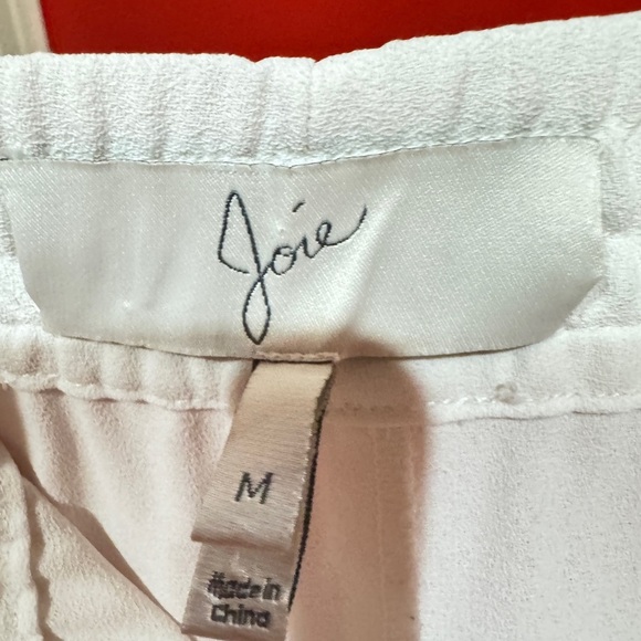Joie White Jogger Pants. Size medium. - Picture 3 of 3